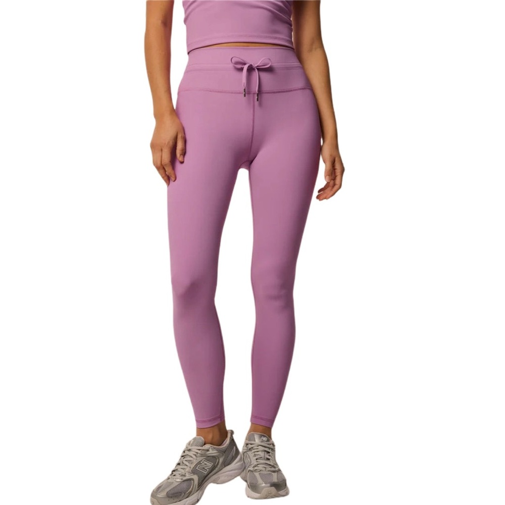 Greyson Clothiers NWT Ribbed Valerian Cleo Drawstring High-Rise Leggings